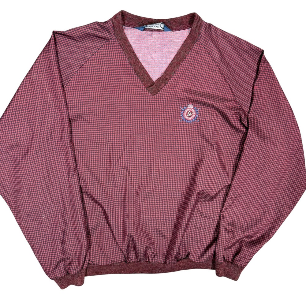Sunderland of Scotland V-Neck Golf Windbreaker Viscose Jacket Country Club XXL